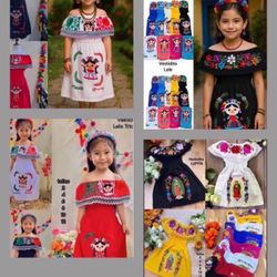 Vestidos Mexicanos, Niñas - Mexican Dresses For Girls