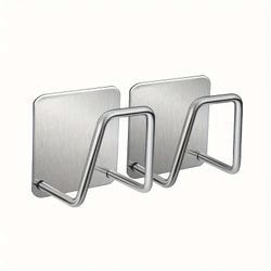 Stainless Steel Sink Organizers Sponge Holder With Adhesive Back