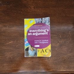 Ninth Edition Everything's An Arguement Book