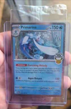 Primarina promo card