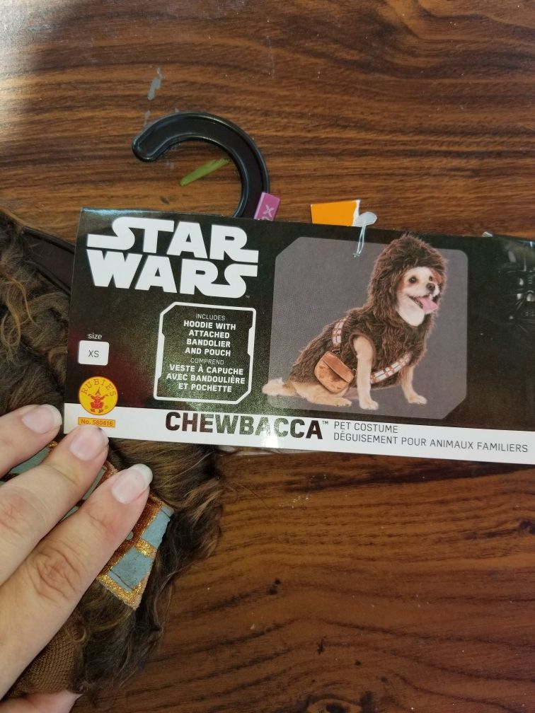Chewbacca dog costume new