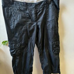Womens Straight Capri Pants
