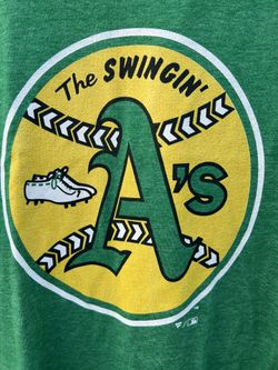 Oakland Athletics As MLB Baseball The Swinging A's Green