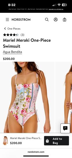 Mariel Meraki Floral Reversible Swimsuit $175