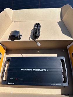 Power Acoustik RZR1-2500D car amp