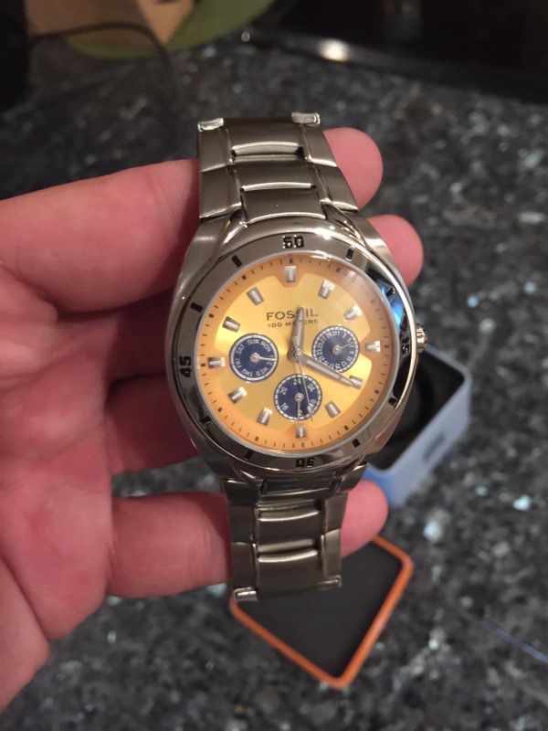 Brand New Rare Discontinued Fossil Watch! Model SBQ1009 for Sale 