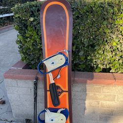 K2 Doublewide Snowboard 164 and K2 Bindings 