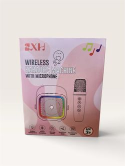 Wireless Karaoke Machine with Microphone