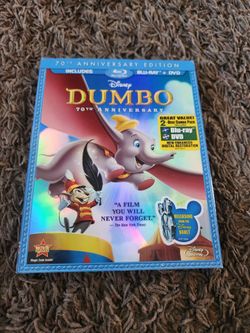Disney Dumbo blu ray 7oth anniversary