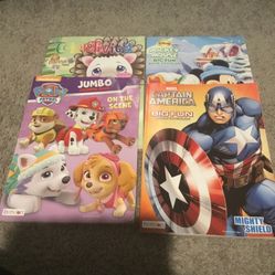 Pack Of Four Coloring Books (used)