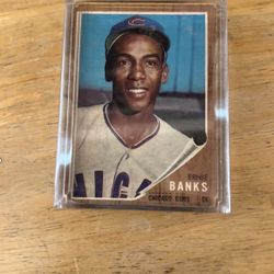 Chicago Cubs, Ernie Banks Baseball Card Great Condition