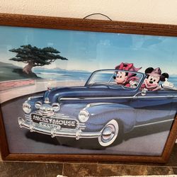 Collectible Mickey Mouse Club Framed Poster