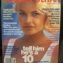 Cosmopolitan UK Aug 1993 British WENDY VELDHUIS - KITTY KELLY - SUNTANS - WHAT I