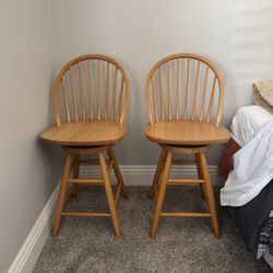 Solid Wood Barstools $175 OBO