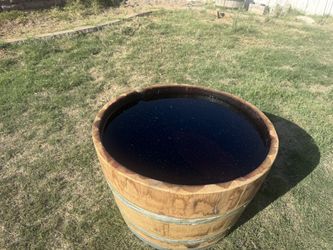 Solid Oak Wine Barrel Planters- A Cut Above The Rest!