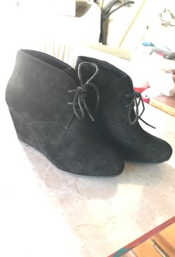 Wedge booties