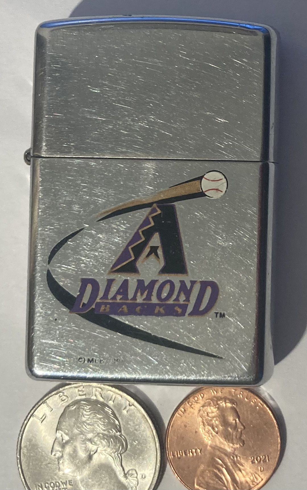 Vintage Zippo Lighter Arizona Diamandbacks