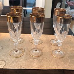 Champagne Crystal Glasses 