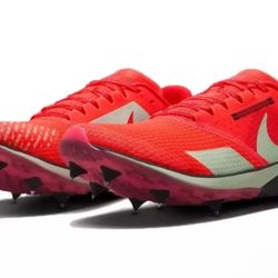 Nike Men’s Size 8 Zoom Rival XC 6 Cross-Country Spikes Crimson/Neon DX7999-600