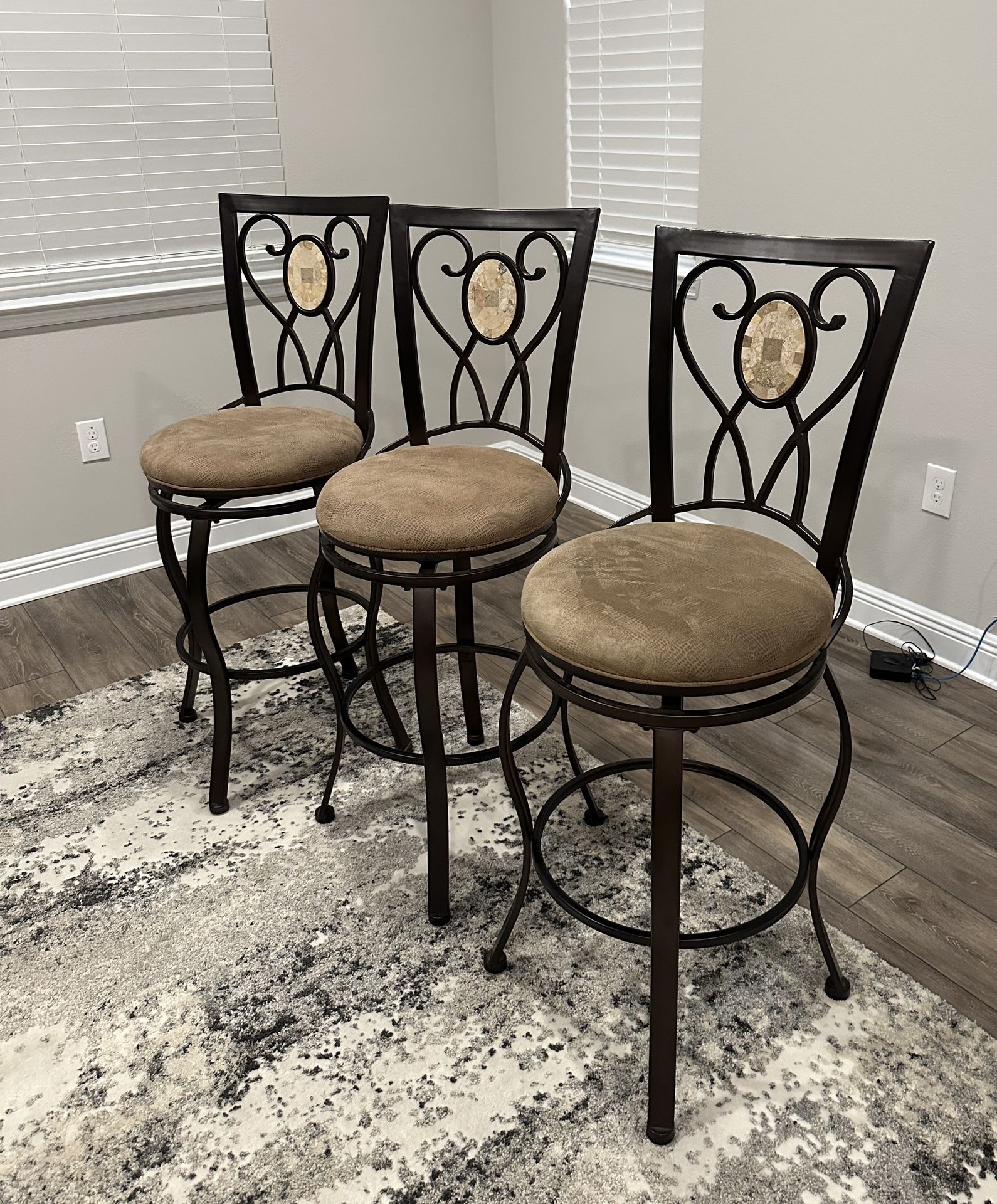 Three Bar Stools