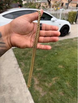 14k cuban link chain 24inch
