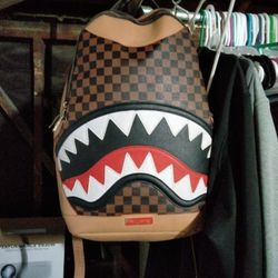 supreme backpack shark