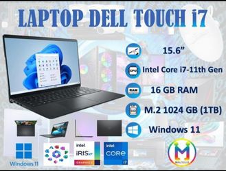 Laptop Dell i7 Touch 16 Ram SSD M.2 De 1TB