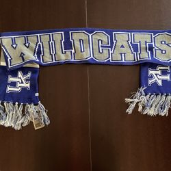 Wildcats UK Cotton Knit Scraf NWT