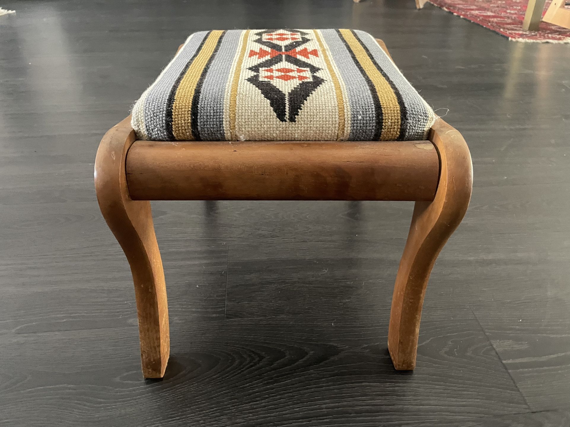 Embroidered Stool