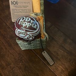 Kitty Keller Handcrafted Designer Dr. Pepper  Ornament