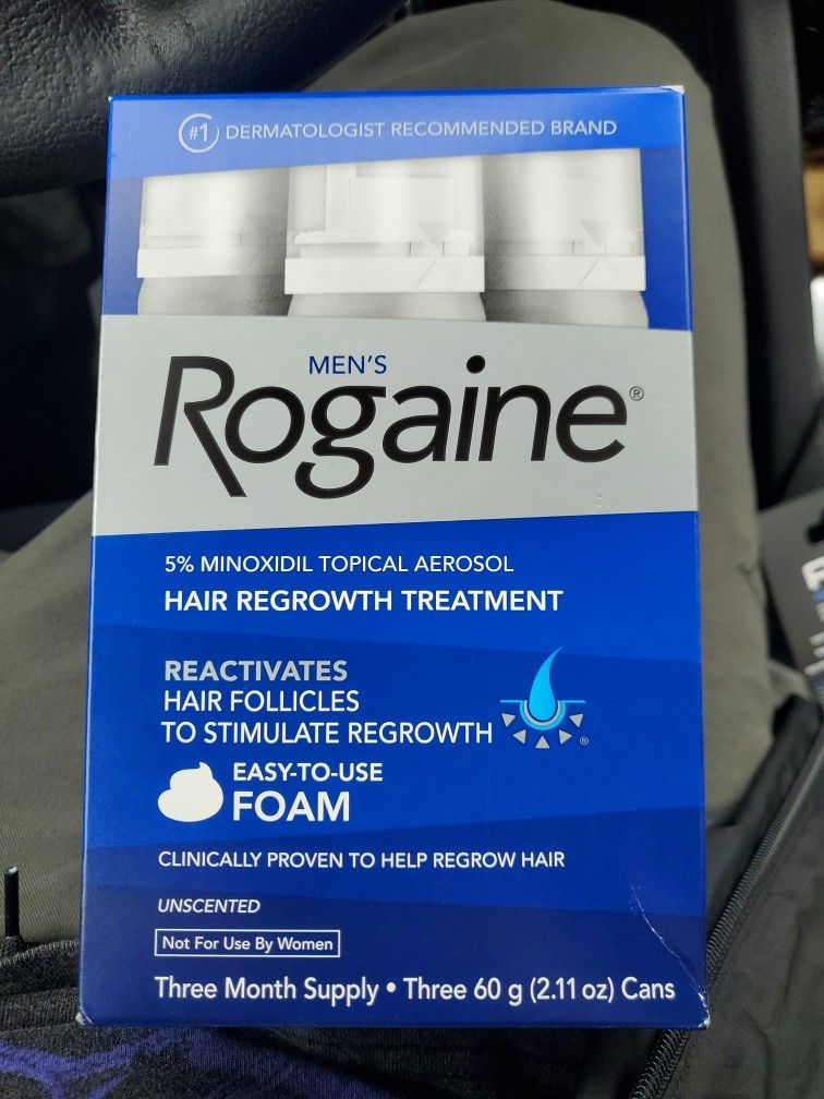 Rogaine Extra Strength 3 Month Supply Hair Regrowth Treatment Men’s Exp: 06/2023