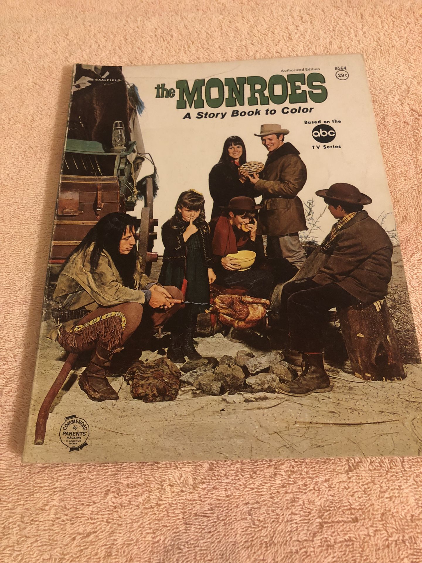 Vintage 1966 Saafield Publishing The Monroes A Story Book To Color #9564 HTF