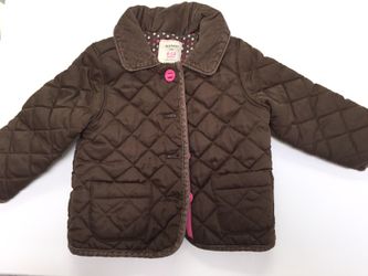 Baby Girl Old Navy Jacket Coat Size 6-12 Months brown jacket girls jacket.