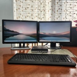 Dual Monitor Desktop 