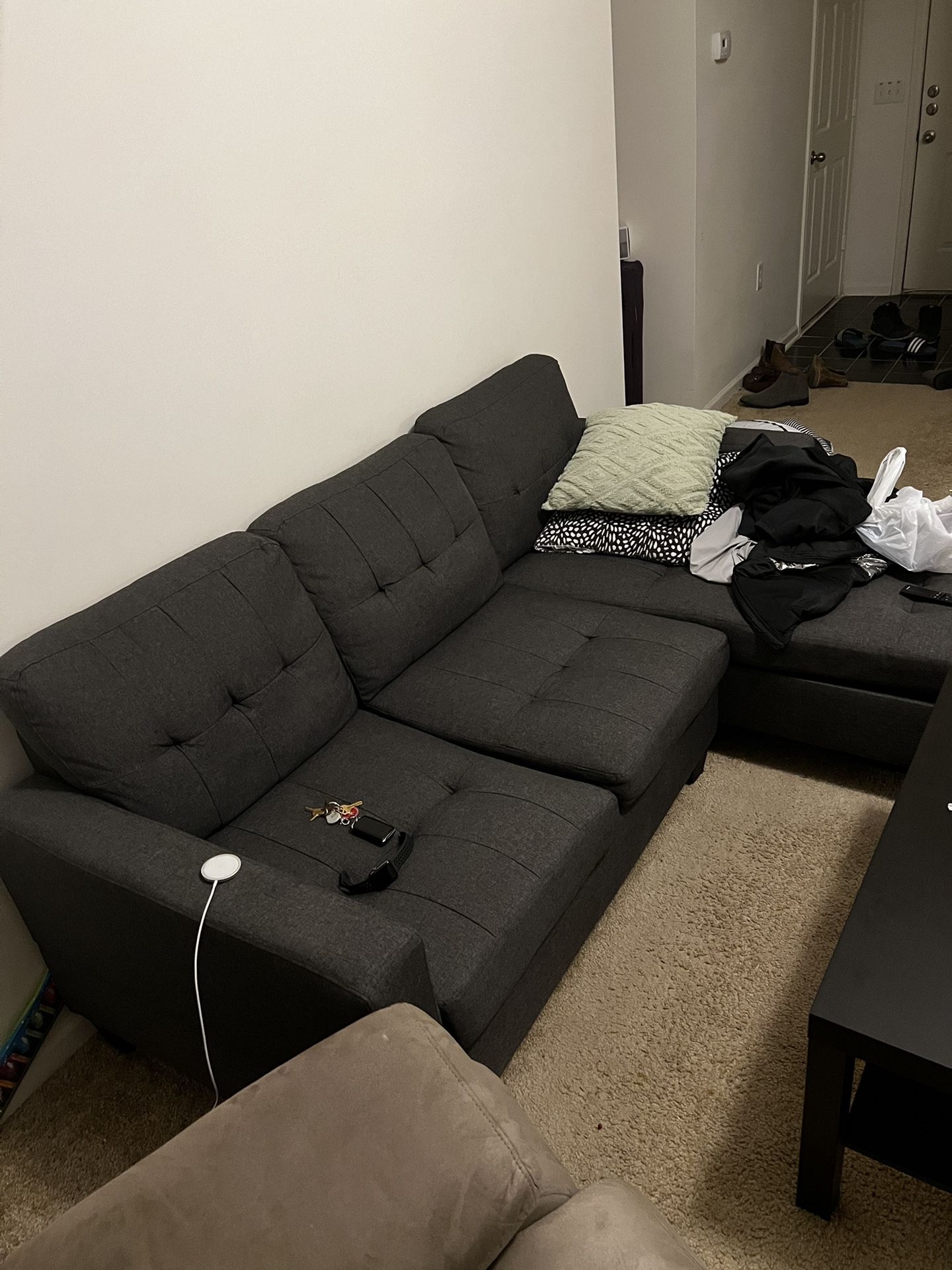 Couch, Recliner And Office Chair 