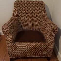 Vintage Pier 1 Imports Large Rattan Chair
