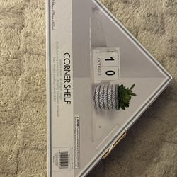 Acrylic Corner Shelf 