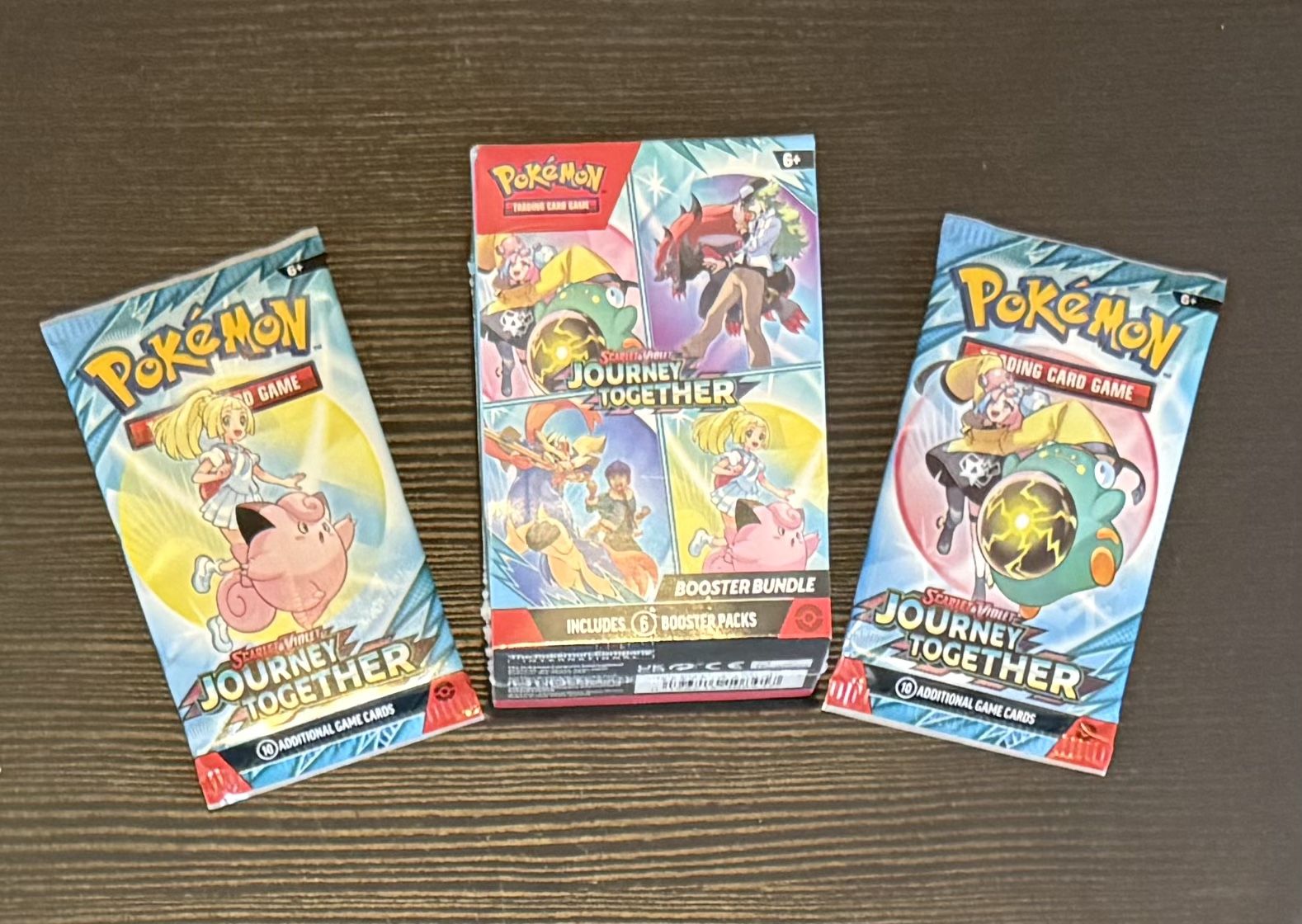 Journey Together Pokémon Bundle – Booster Bundle + 2 Extra Packs – Sealed!