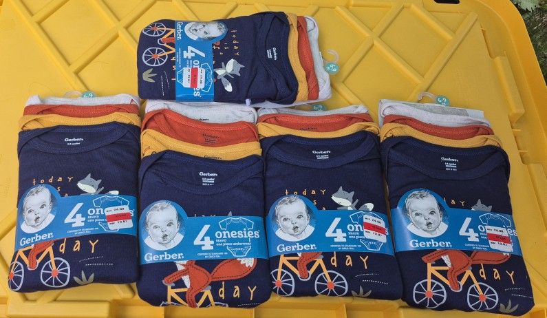 New Baby Onsies 6/9 Months