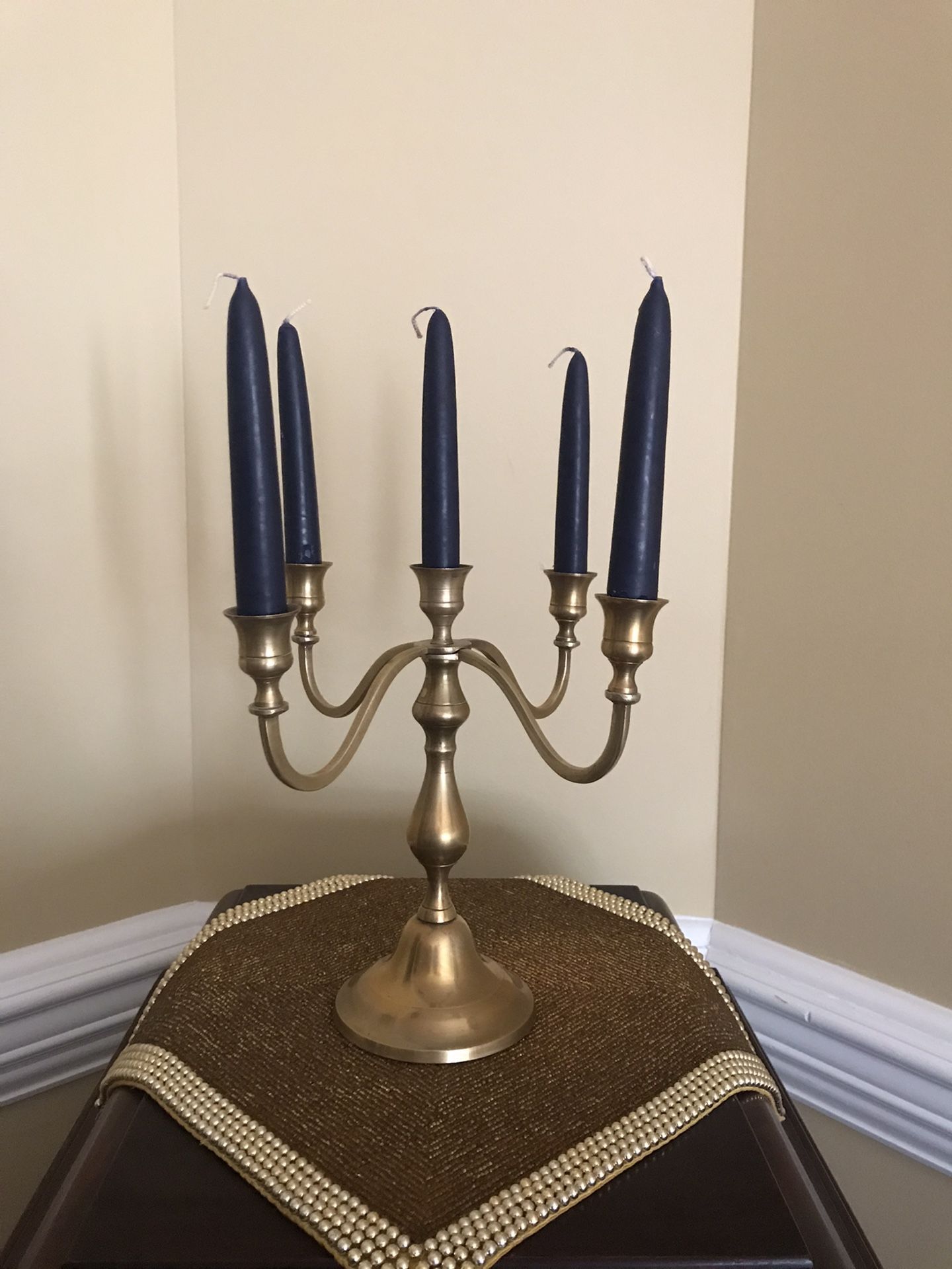 Solid Brass Candelabra’s