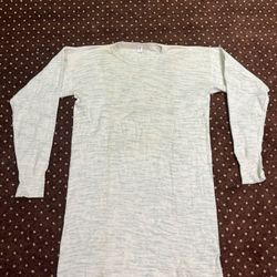 Vintage 1960s Russell Sweatshirt Long Johns Grey