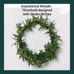 New Threshold Assemetrical Wreath 