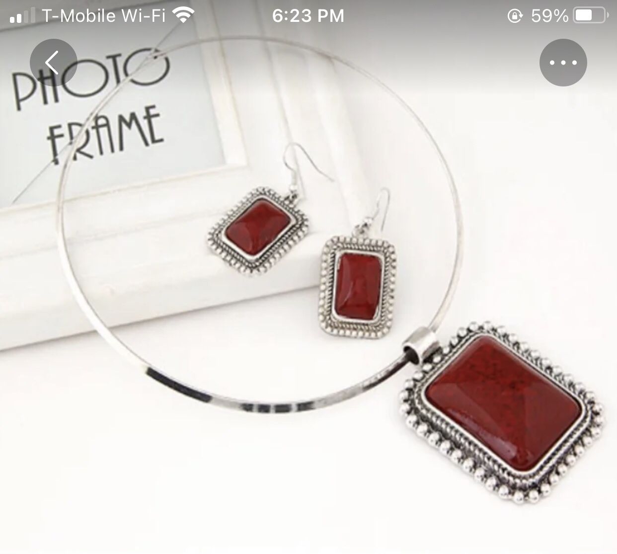 Flawless Bohemian Gem Choker Jewelry Set