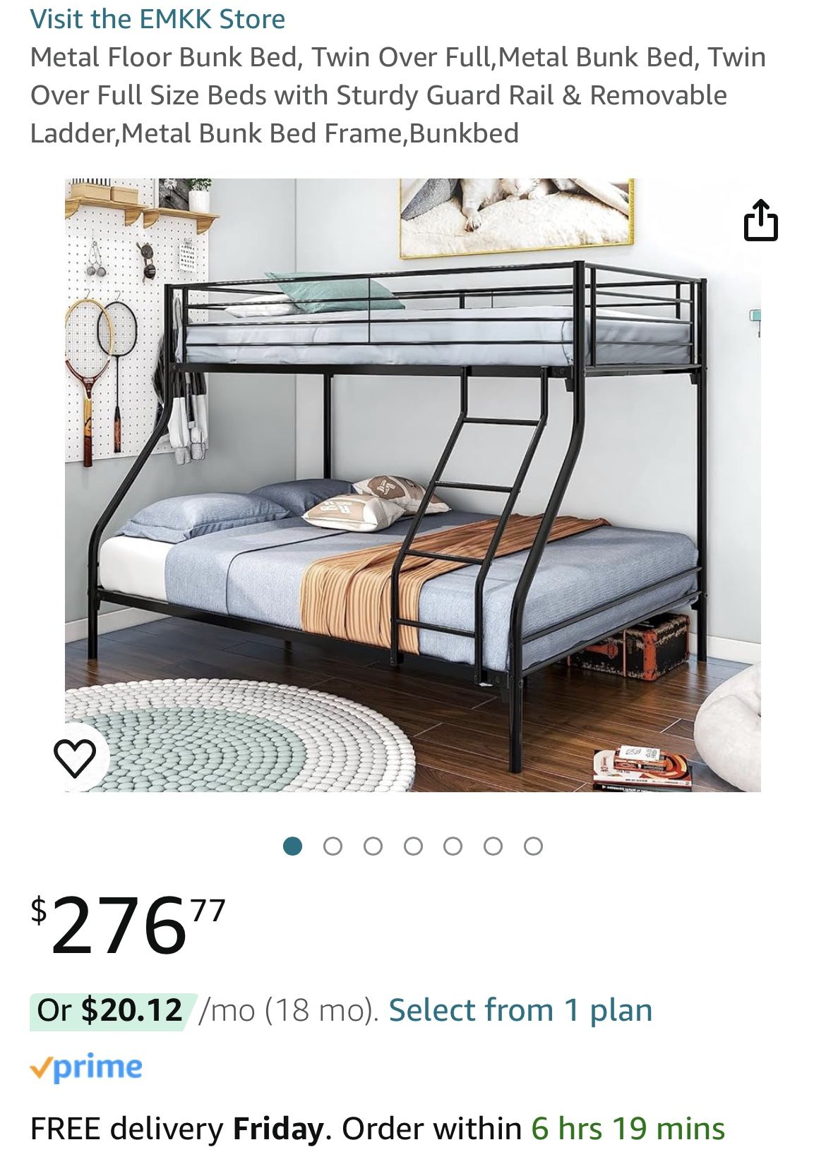 Bunk Bed Twin Over Full