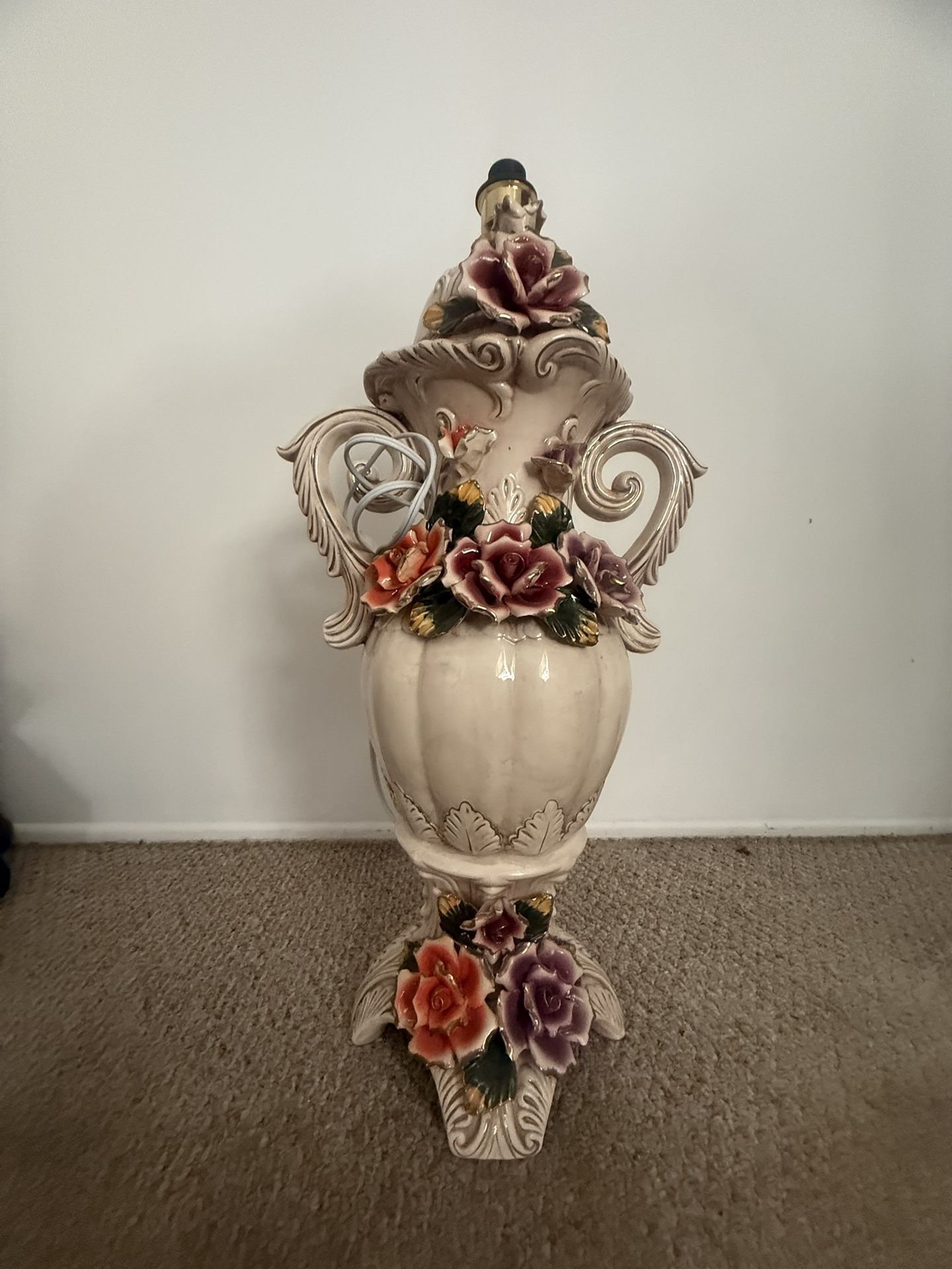 Vintage Porcelain Lamp