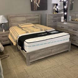 Queen Size Bedroom Set + Free Mattress!