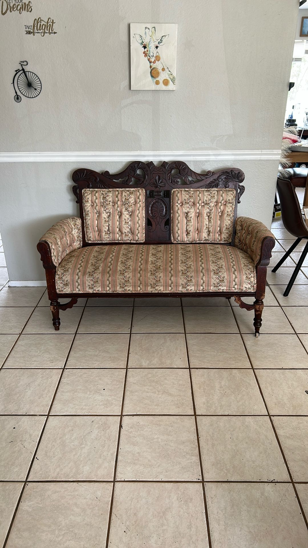 Victorian Era Settee