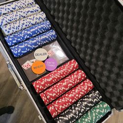 Caja De 500 Fichas Para Jugar Poker.