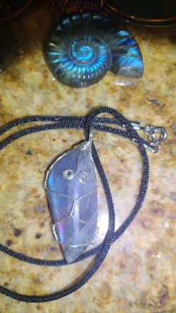 Labradorite Pendant Handmade $20