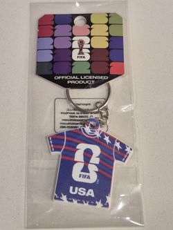 2026 FIFA World Cup USA Collectible Rubber Keychain